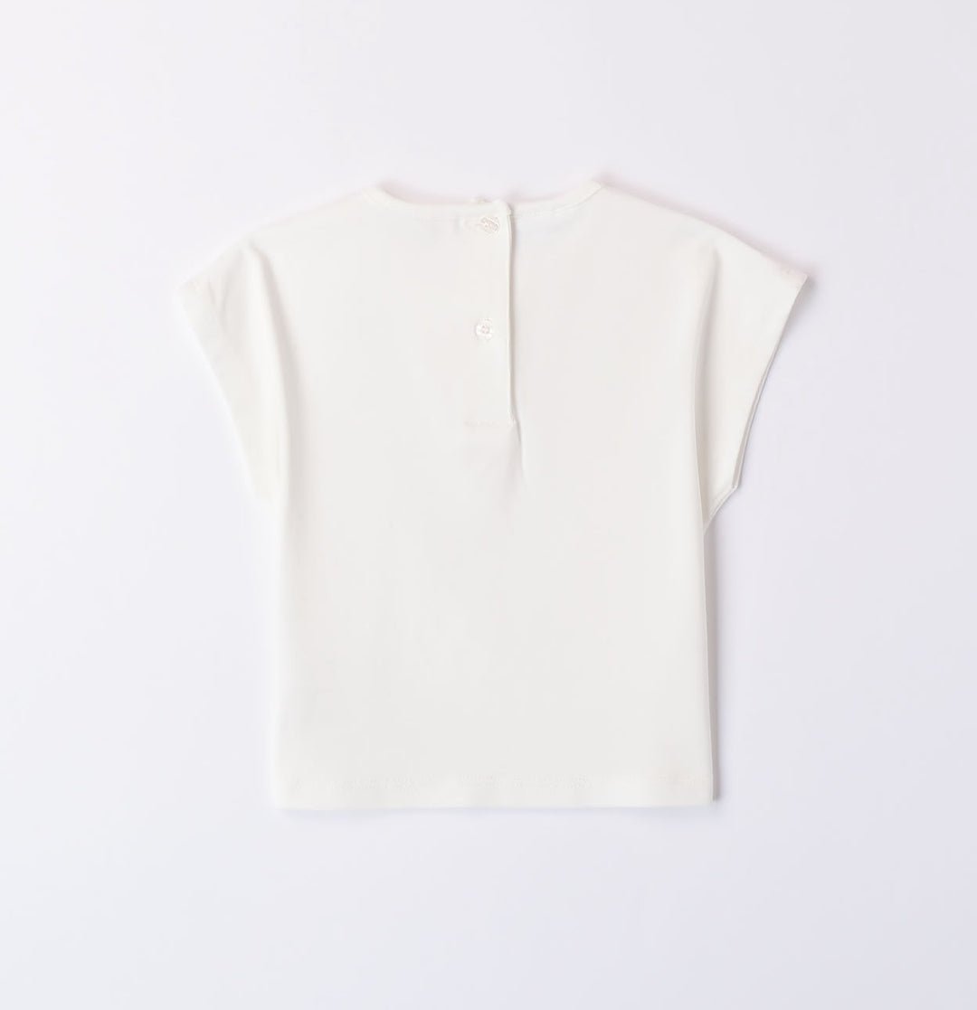 T-Shirt mezza manica Strass - Coccole e Ricami