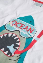 T-Shirt OCEAN - Coccole e Ricami