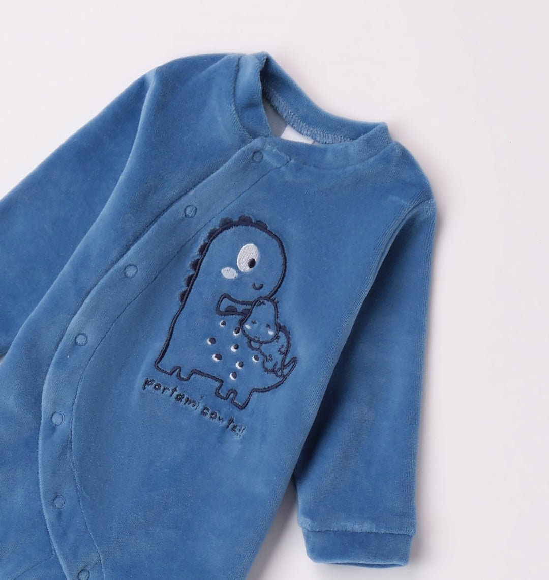 Tutina ciniglia Dinosauro - Coccole e Ricami