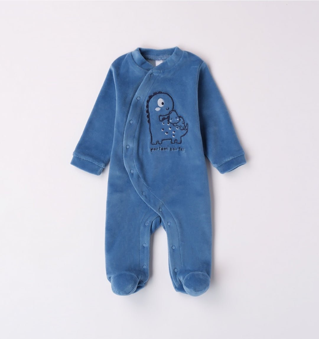 Tutina ciniglia Dinosauro - Coccole e Ricami