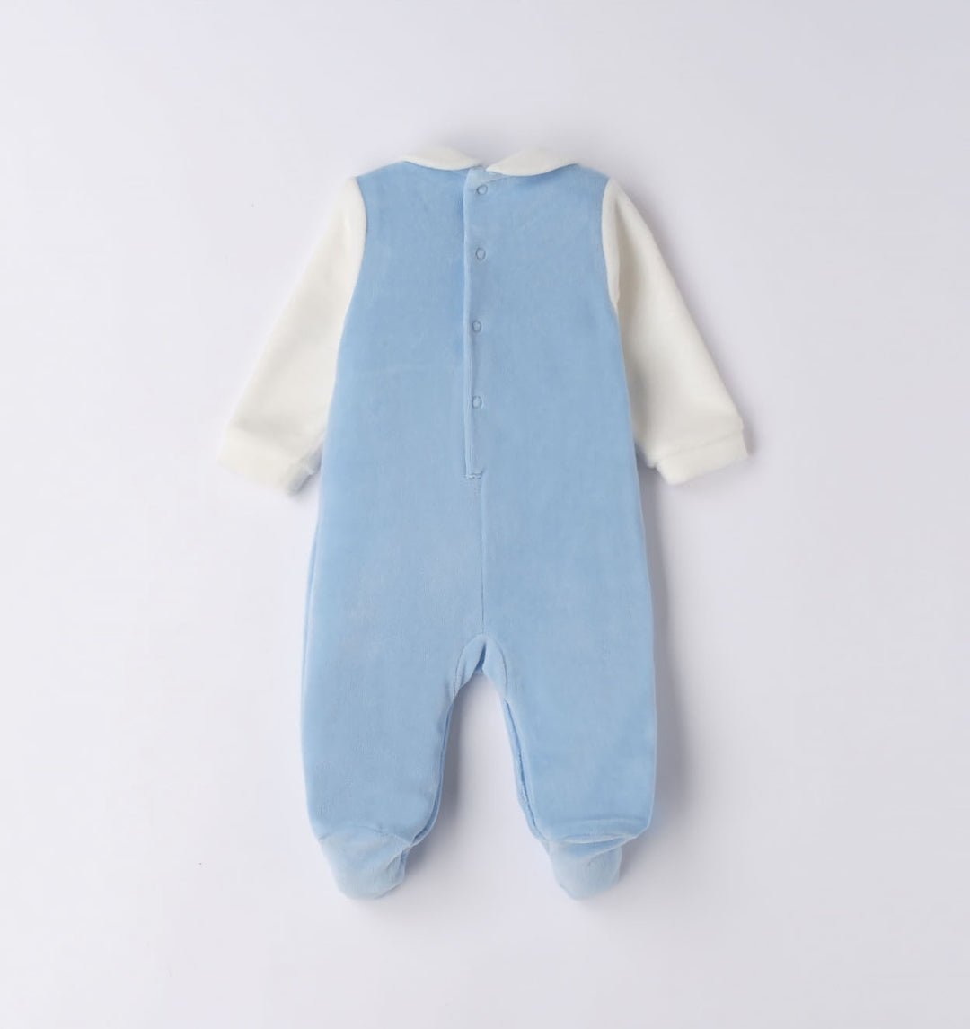 Tutina ciniglia Stelline - Coccole e Ricami