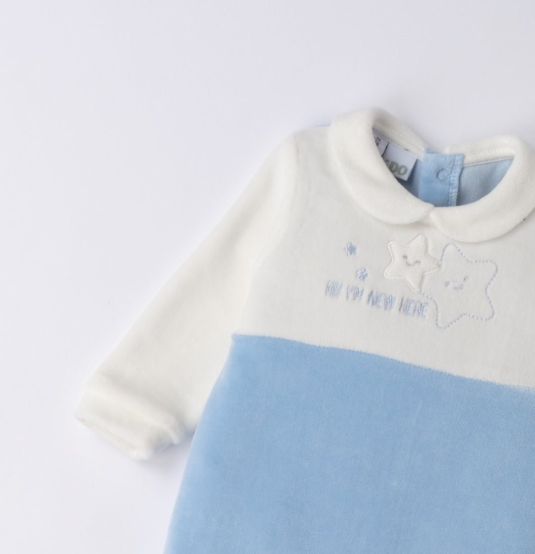 Tutina ciniglia Stelline - Coccole e Ricami