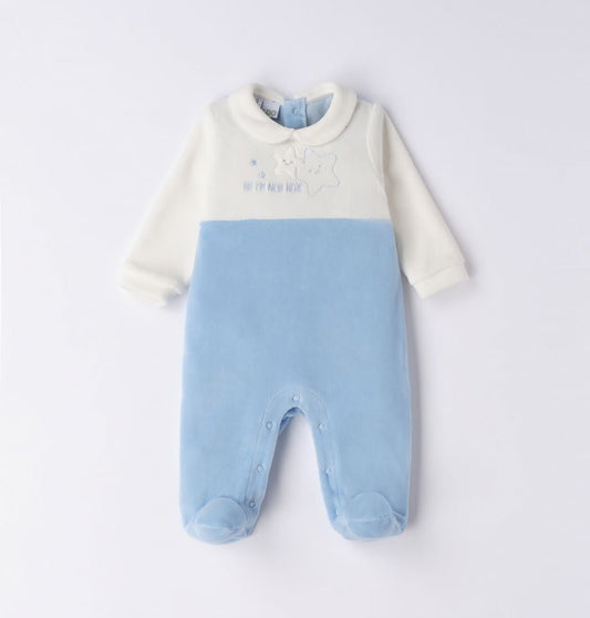 Tutina ciniglia Stelline - Coccole e Ricami