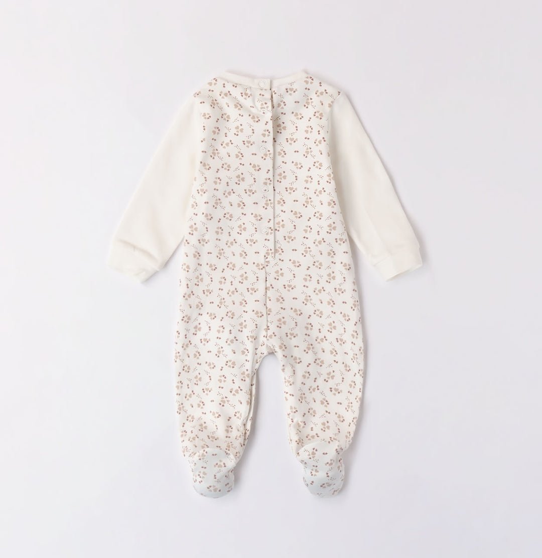 Tutina manica lunga Cuoricini - Coccole e Ricami