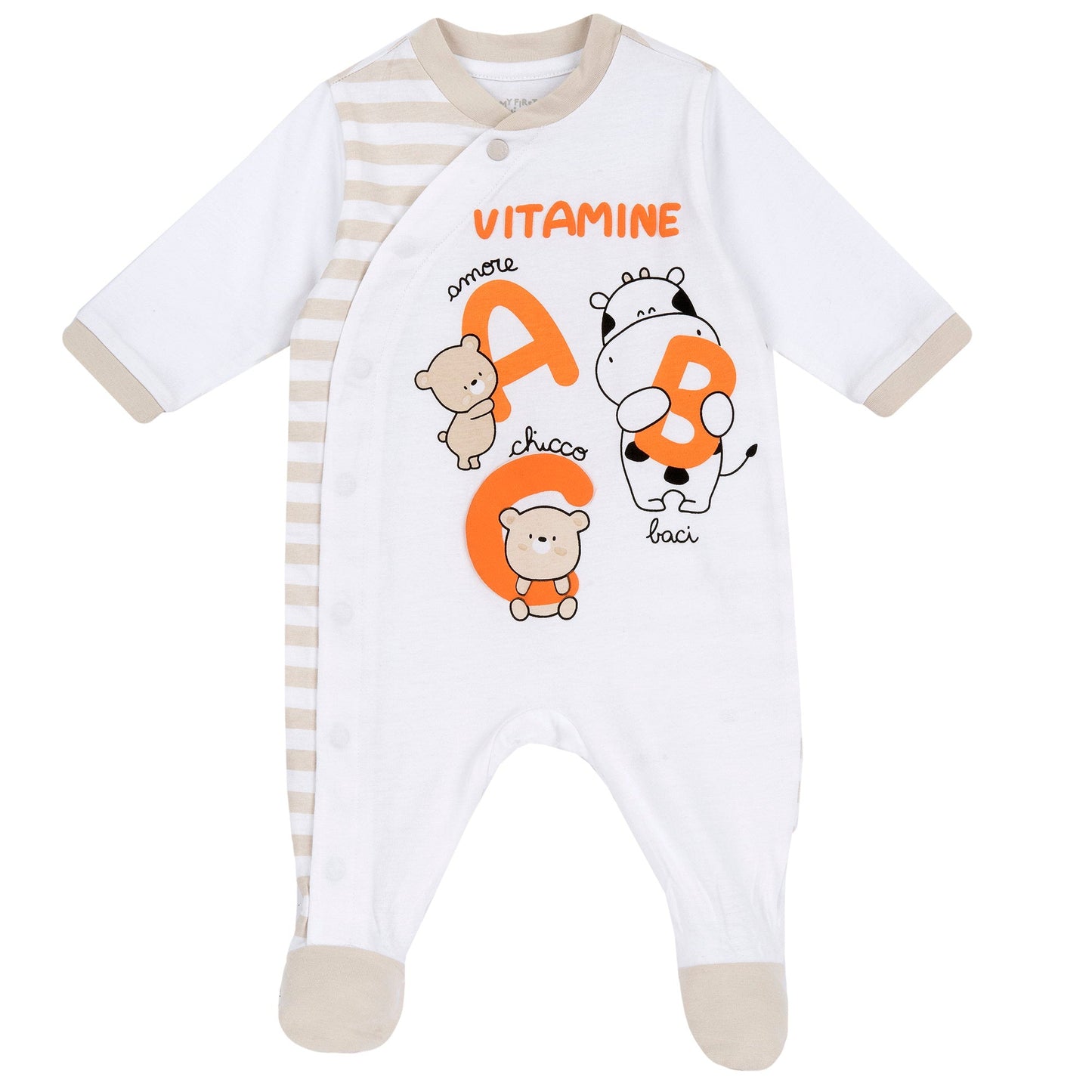 Tutina manica lunga VITAMINE - Coccole e Ricami