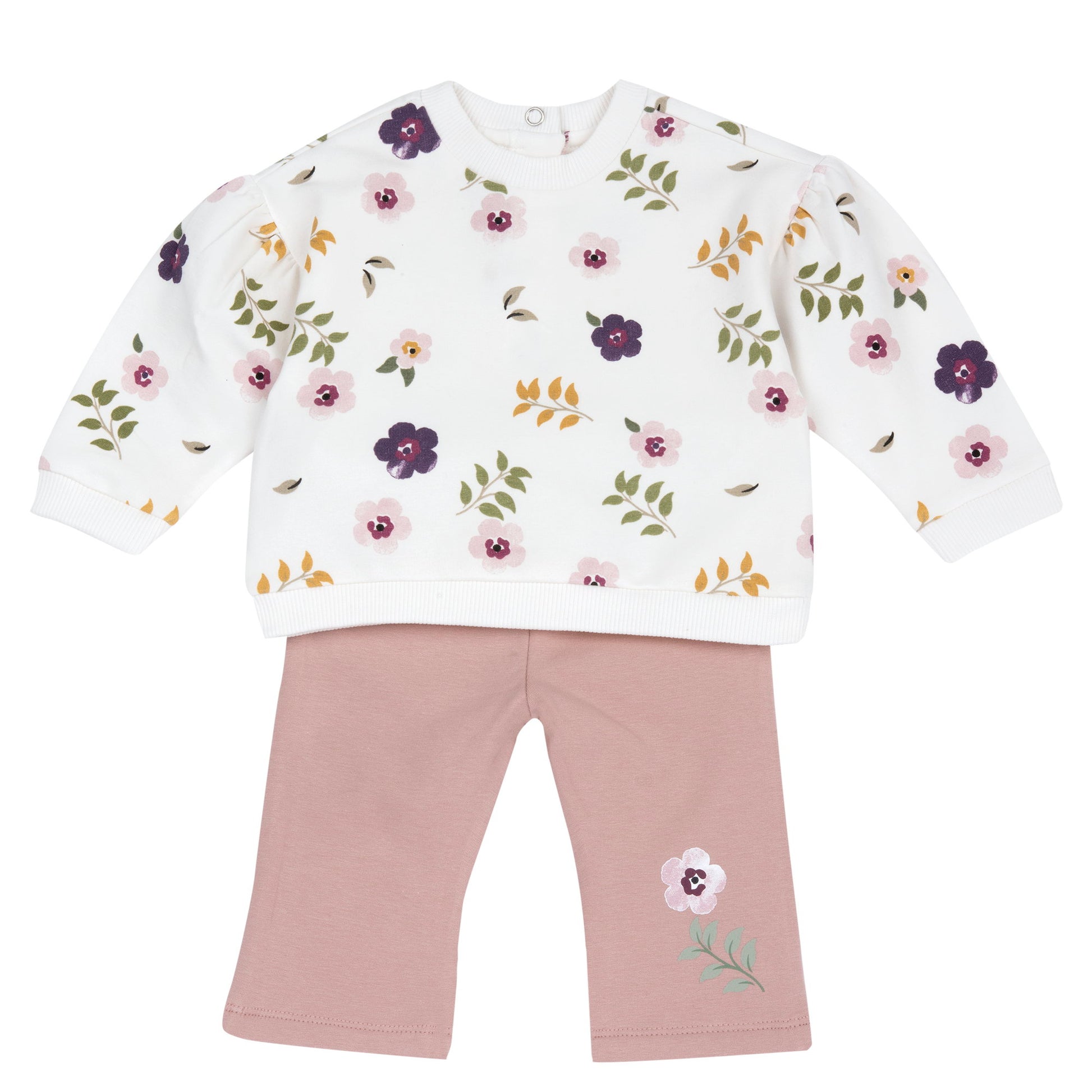 Completo Felpa Fiori  103175