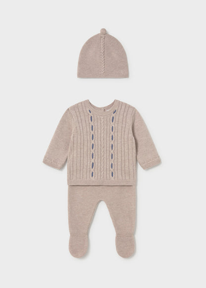 Completo tricot con cappello   2503