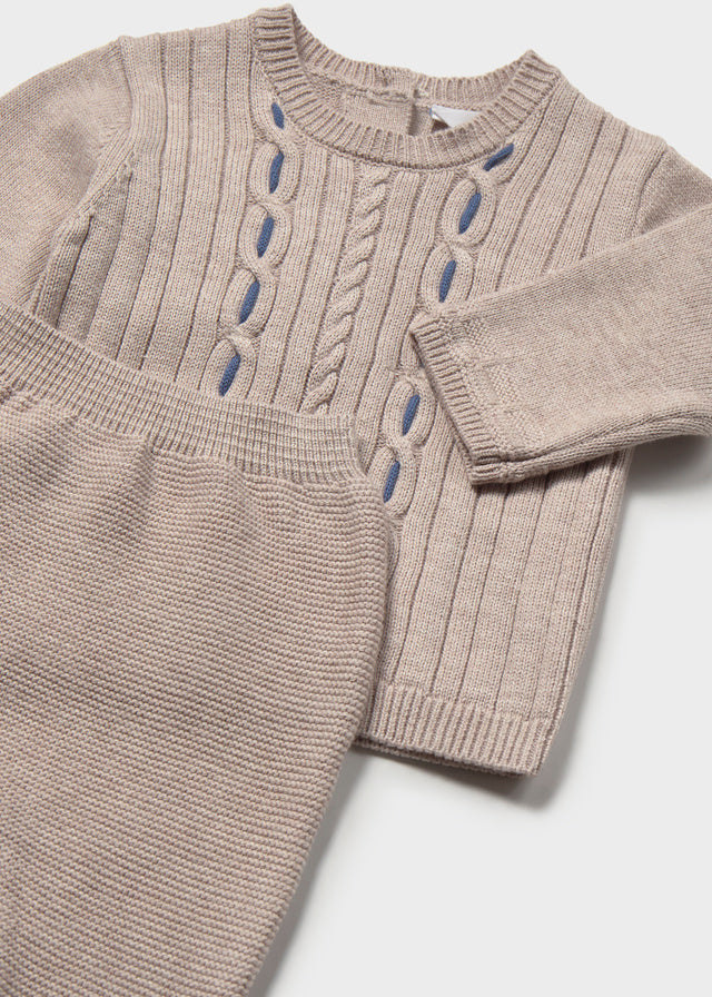 Completo tricot con cappello   2503
