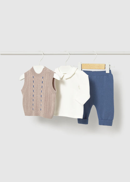Completo pantalone lungo gilet 2506