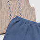Completo pantalone lungo gilet 2506
