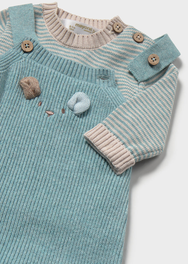 Completo Salopette tricot 02603