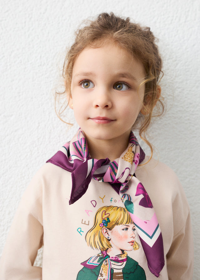 Maglietta con Foulard  4002