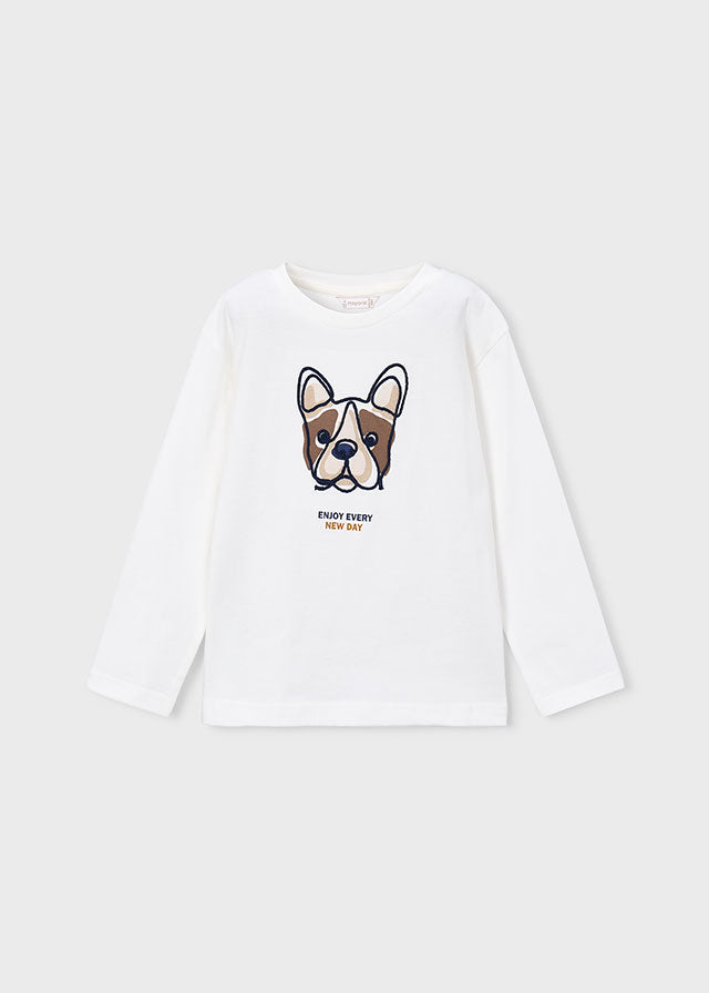 Maglietta ricamo DOG  4022
