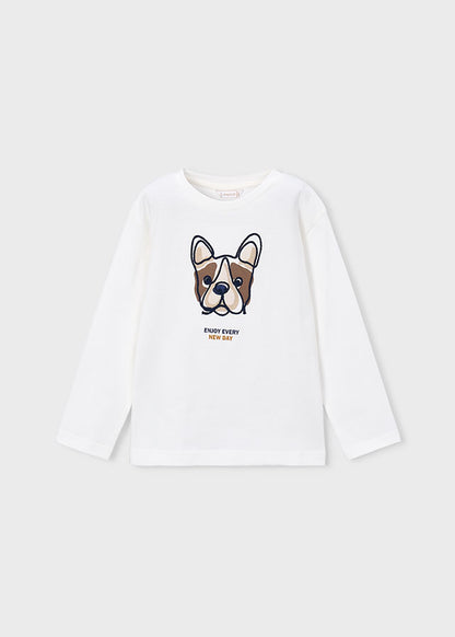 Maglietta ricamo DOG  4022