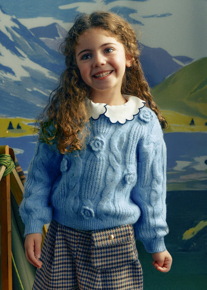 Maglione Fiori e Trecce   4319