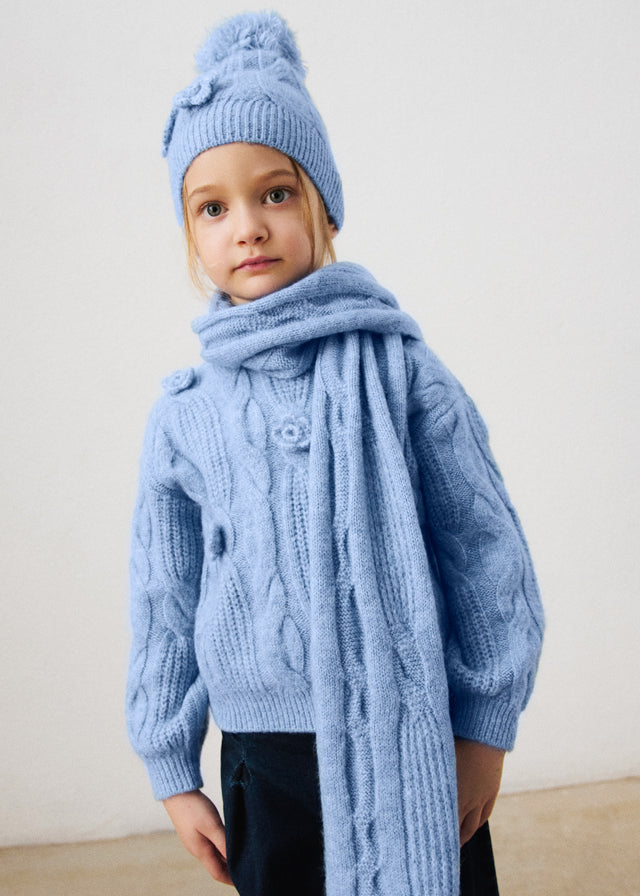 Maglione Fiori e Trecce   4319