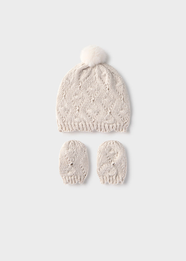 Completo cappello e manopole  9121
