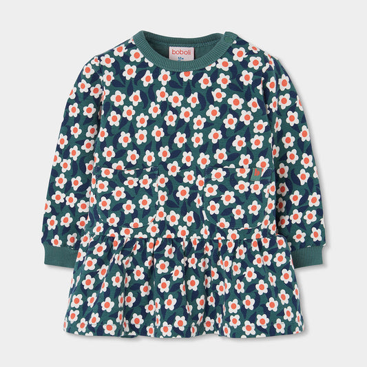 Abito Felpa Fiori  334000