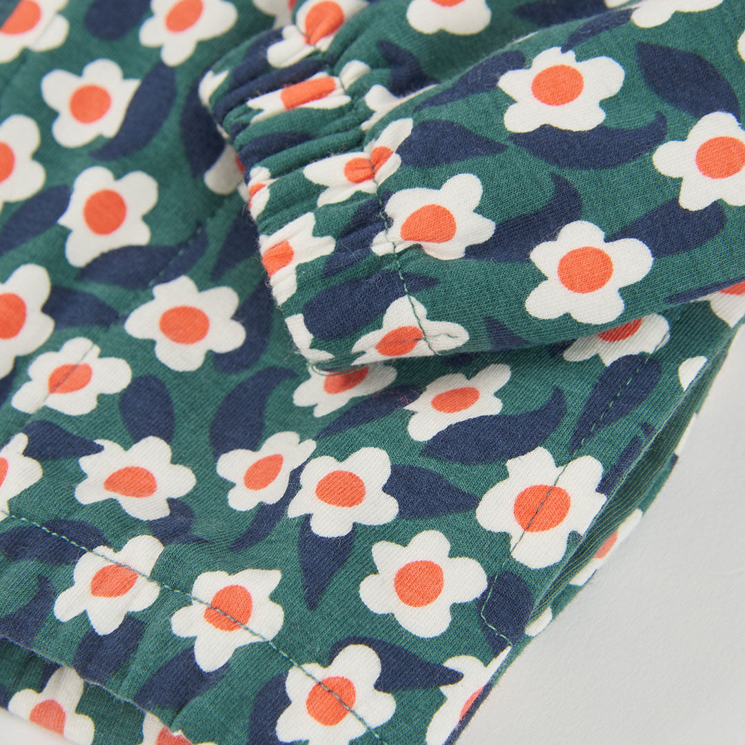 Felpa Zip Fiori  334066