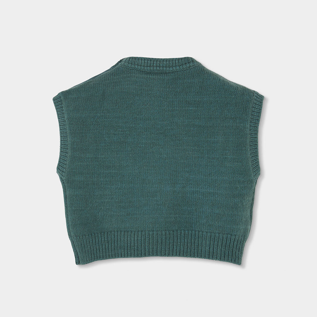 Gilet Maglia Fiori  334099