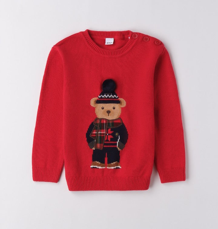 Maglione Orso Sciarpa  4F221