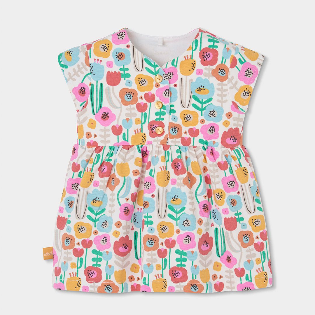 Abito Bimba FIORI 143064 - Coccole e Ricami p.iva IT09642670583