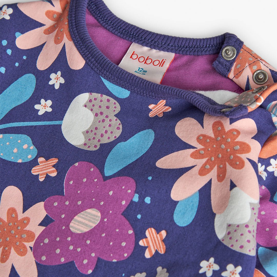 Abito Bimba Fiori 222095 - Coccole e Ricami p.iva IT09642670583