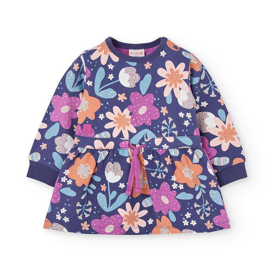 Abito Bimba Fiori 222095 - Coccole e Ricami p.iva IT09642670583
