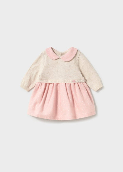 Abito corpetto maglia 2801 - Coccole e Ricami