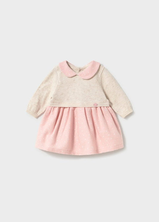 Abito corpetto maglia 2801 - Coccole e Ricami