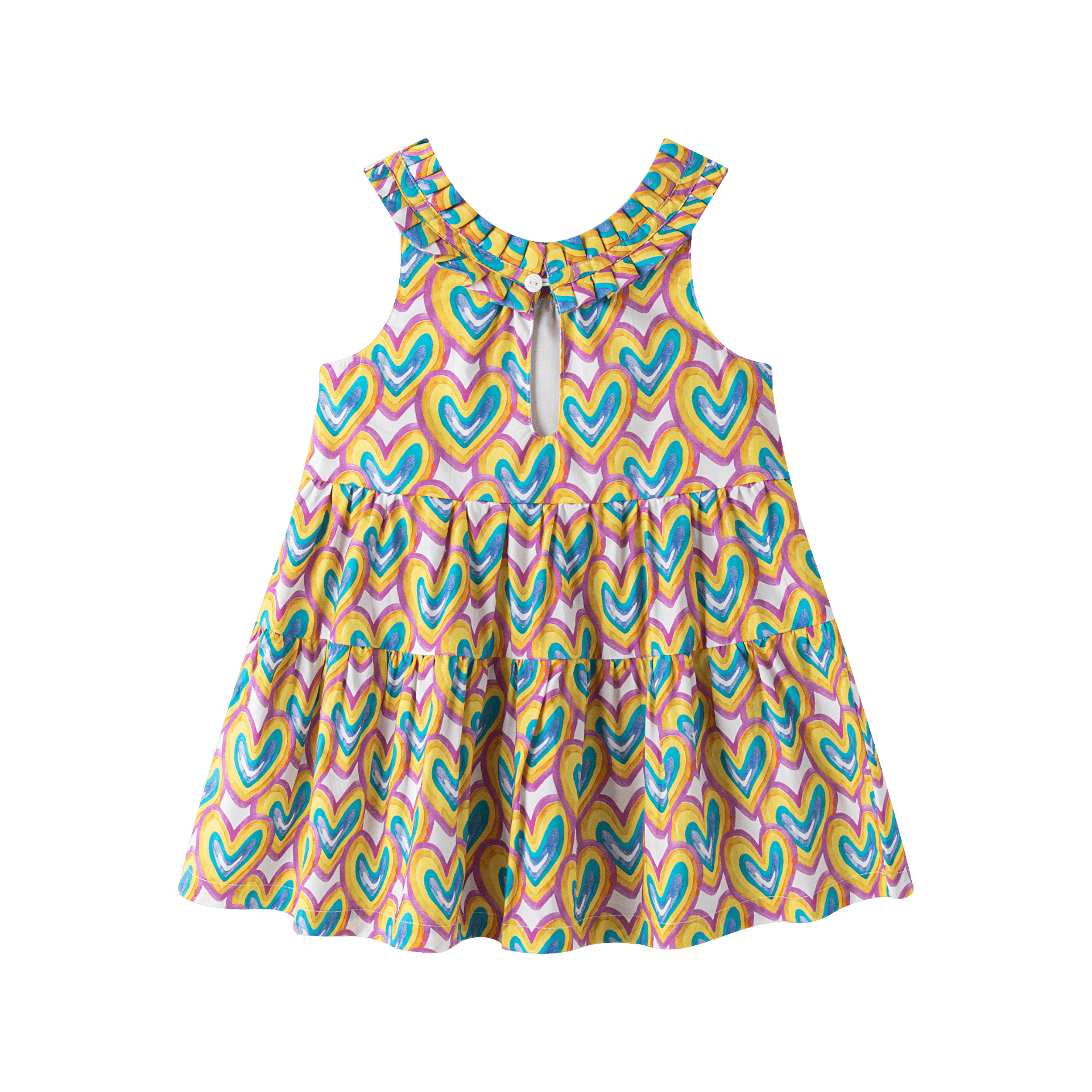 Abito CUORI JGV95712 - Coccole e Ricami p.iva IT09642670583