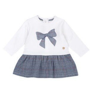 Abito Felpa Fiocco 15200 - Coccole e Ricami p.iva IT09642670583