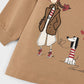 Abito Felpa Girocollo 4929 - Coccole e Ricami p.iva IT09642670583