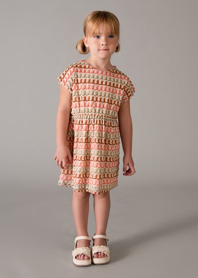 Abito Maglia Bambina 3930 - Coccole e Ricami p.iva IT09642670583