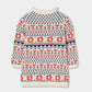 Abito Maglia Jaquard 334123 - Coccole e Ricami p.iva IT09642670583