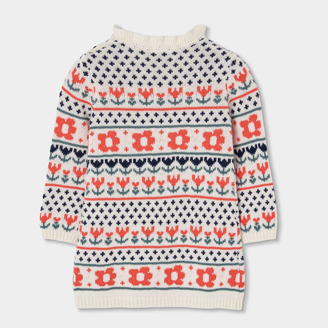 Abito Maglia Jaquard 334123 - Coccole e Ricami p.iva IT09642670583