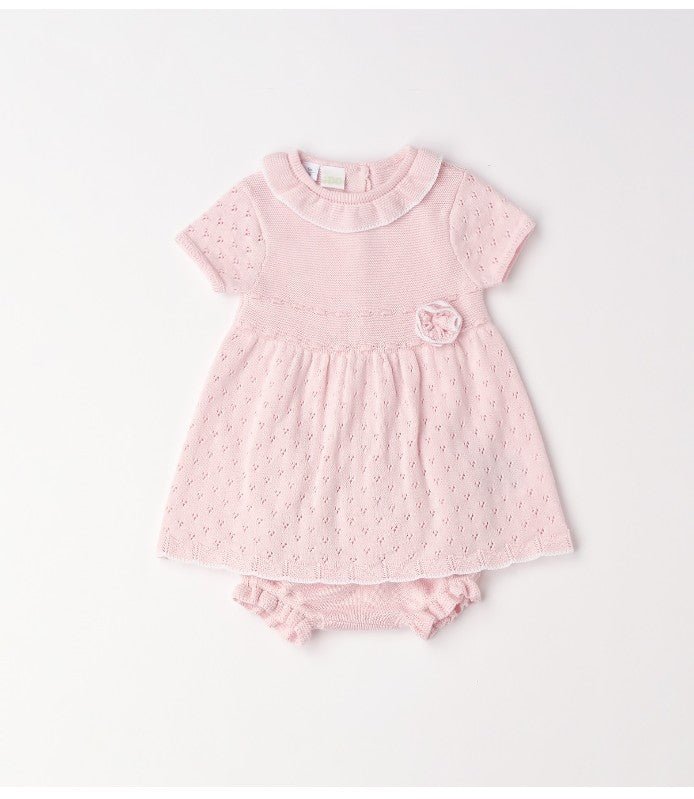 Abito Maglia Neonata 4G085 - Coccole e Ricami p.iva IT09642670583