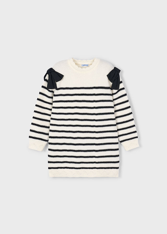 Abito Maglia Righe 4916 - Coccole e Ricami p.iva IT09642670583