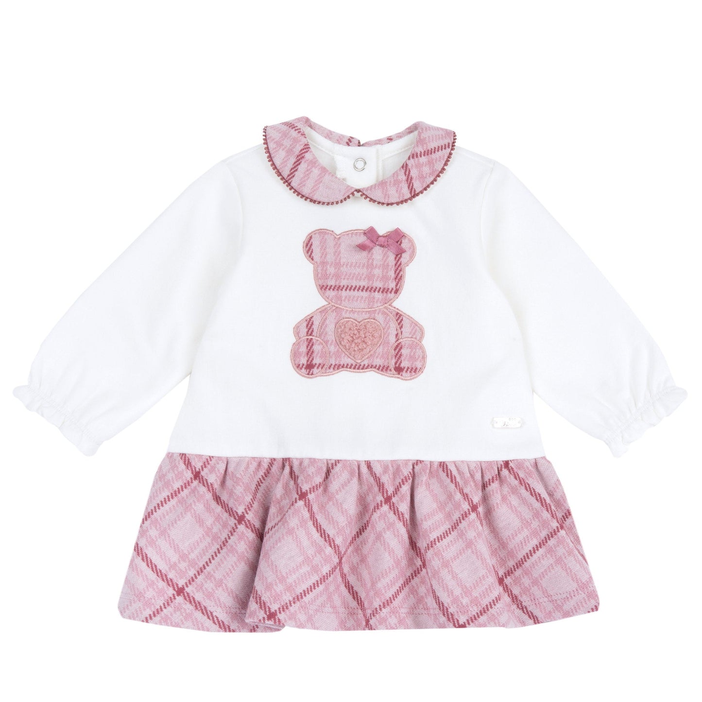 Abito Orsetto Quadri 102315 - Coccole e Ricami
