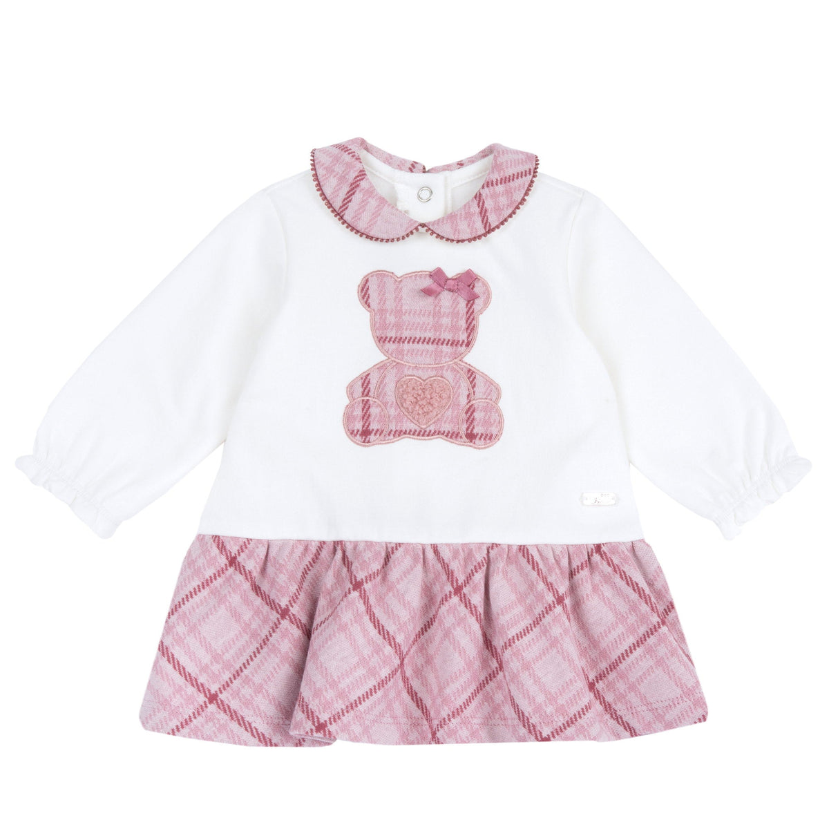 Abito Orsetto Quadri 102315 - Coccole e Ricami
