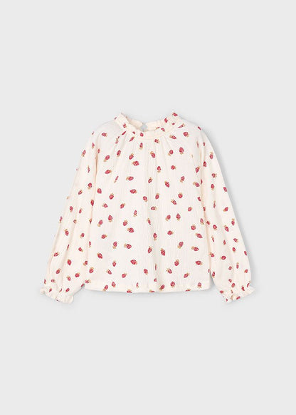 Blusa Bimba Fragoline 4003 - Coccole e Ricami p.iva IT09642670583