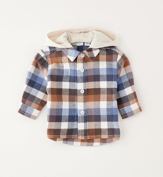 Camicia Bimbo Cappuccio 4H164 - Coccole e Ricami p.iva IT09642670583