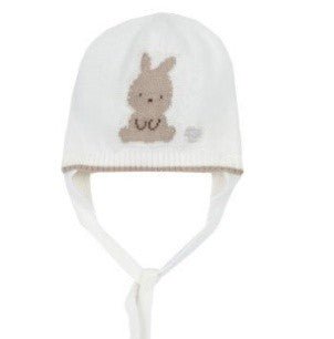 Cappellino Maglia Coniglietto 100315 - Coccole e Ricami p.iva IT09642670583