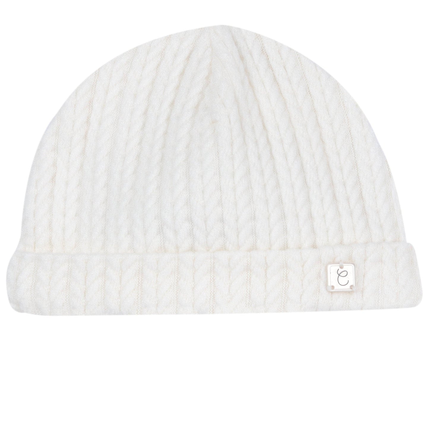 Cappello Nascita treccine 102612 - Coccole e Ricami