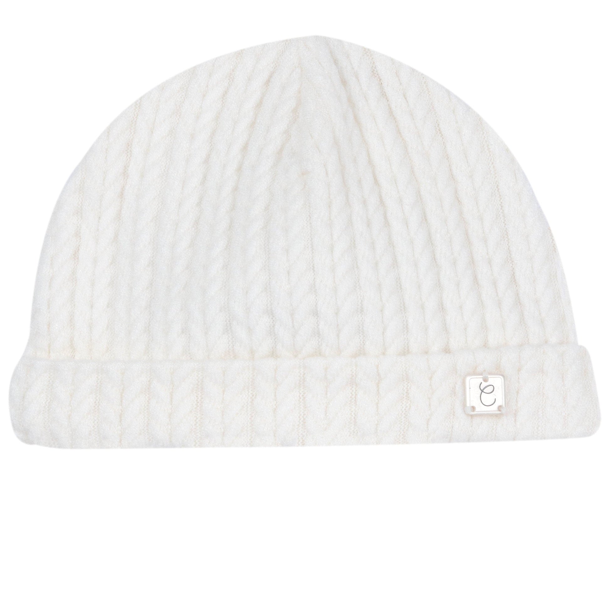 Cappello Nascita treccine 102612 - Coccole e Ricami