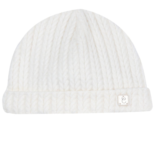 Cappello Nascita treccine 102612 - Coccole e Ricami