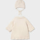 Cappottino maglia con cappello 2403 - Coccole e Ricami