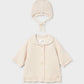 Cappottino maglia con cappello 2403 - Coccole e Ricami
