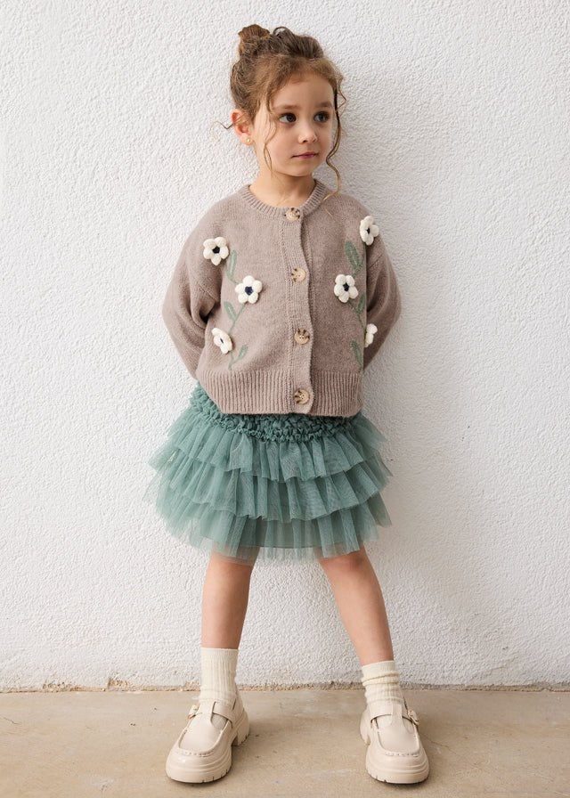 Cardigan FIORI 4323 - Coccole e Ricami