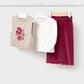 Completo 3 pezzi Gilet 2559 - Coccole e Ricami